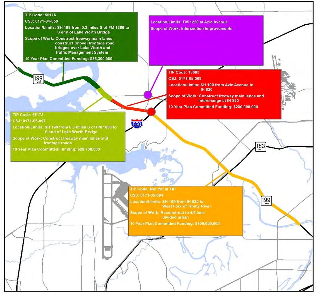 Transportation Projects On or Near SH 199 SH 199 from 0.
