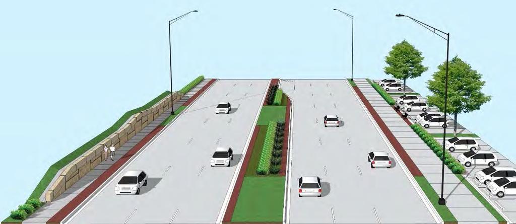 Proposed Improvements Reconstruct and widen the existing roadway o 6 lanes from IH 820 to