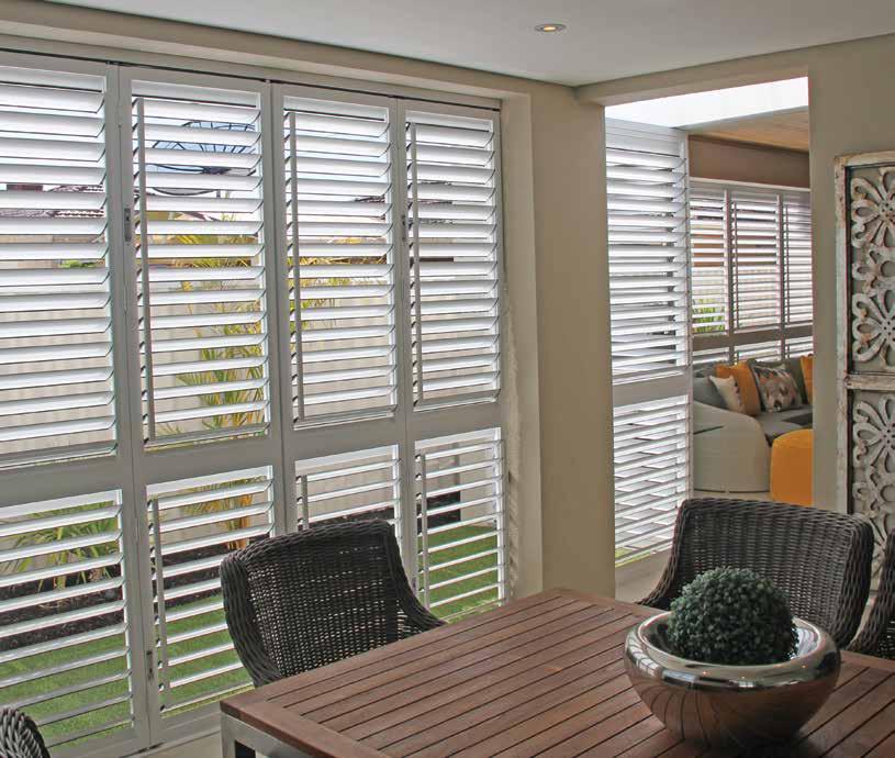 EXTERNAL SHUTTERS Boardwalk are the leaders in all things Aluminium.