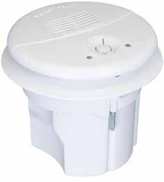 The flush mount alarm has an easy-to-install mounting base using a 90mm cut out and large wiring