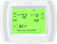 OPTIONAL CONVENTIONAL TEMPERATURE CONTROL SYSTEMS FIElD INSTALLED COMMERCIAL TOUCHSCREEN THERMOSTAT Intuitive Touchscreen Interface Two Stage Heating / Two Stage Conventional or Heat Pump Seven Day