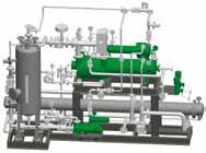 20 C Pumping capacity 280 m³/h at 26 mbar Compression to 1113 mbar Special features: vacuum package unit with connected gas ejector Vacuum package unit type ALVPMB 150