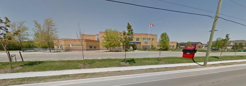 Figure 11 - Alcona Glen Elementary School, located less than 60 metres east of the subject site.