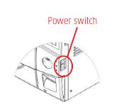 Step 1 Turn the unit on by setting the rocker switch mounted on the right side of the front panel to the On position.