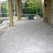 areas, you can use standard height 2-3/8 inch pavers for the driveway and thin (resurface) pavers on the