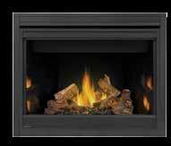 s Top or Rear Vent Flame/heat adjustment 42"w x 34 5 / 8"h Natural gas or propane