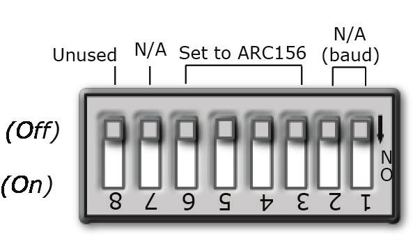 Communications wiring EXAMPLE To set the controller s MAC address to 01, point the arrow on the MSB (SW1) switch to 0 and the arrow on the LSB (SW2) switch to 1.