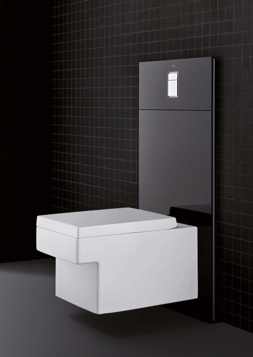 CUBE CERAMIC Left Top Bottom 39 244 00H Wall hung WC