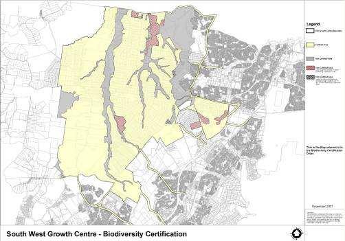 Regional Conservation Developable Areas balanced with conservation inside Growth Centre Combined major flooding,