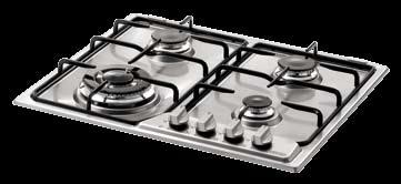 cooktop to catch spills Easy to use front controls Not available in New Zealand KEY OPTIONAL ACCESSORIES KEY OPTIONAL ACCESSORY Triple ring Cast iron trivets