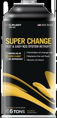 CHEMICAL TOOLS MADE IN USA SUPER CHANGE FAST & EASY R22 SYSTEM RETROFIT / Eliminates oil change out / Replaces R22 line set conversion flush / Ideal for dry charged units, retrofits, & drop-in