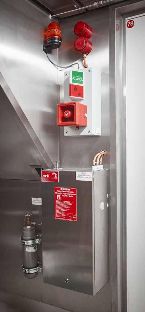 The OneU fire protection system is specifically designed for installation in enclosed 19'' IT racks, and only requires the space of one height unit in the rack.