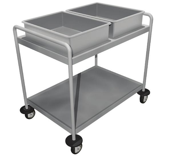 They make it easy and safe to move and dispense dishes, cups, saucers, glasses, and trays.
