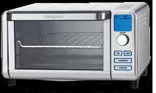 FEATURES AND BENEFITS 1. Blue-Backlit LCD Digital Display Shows selected function, shade setting, temperature, and cooking time. Includes PREHEATING and READY readouts. 2.