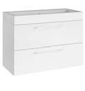 N3FS80WAL N3FS80GO 60cm Wall Hung Units include two drawers and