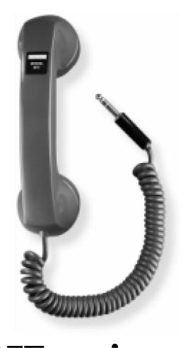 Models FTS FTS-P FTS-C FTS-CL FTS-PLC Remote Telephone Stations consist of a handset; a black plate; handset cradle with magnetic switch mounted to the back plate, and a connection cable from the