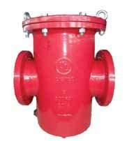 Fire Protection Valves: Strainer Fire Protection Valves: Hydrant Y Strainer - Flanged Ends - 175PSI Model No: 6201-175-FLF / Sizes: 2-½", 3", 4", 5", 6", 8", 10" & 12" Y Strainer - Grooved Ends -