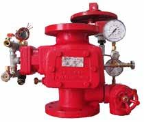 Deluge valve protects areas such as power transformer installation, storage tank, conveyor protection and other industrial application etc.