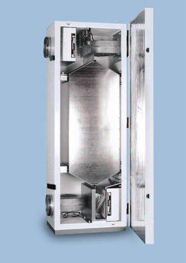 with or without condensation ) best efficiencies in the German market today Models Intake & exhaust duct connection side top; supply & extract duct connection side bottom [picture on the right]