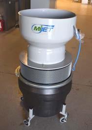 EXAMPLES OF COMPLETED CUSTOM WORK MiJET with a larger opening (left) MiJET which allows cylindrical rods to pass through for