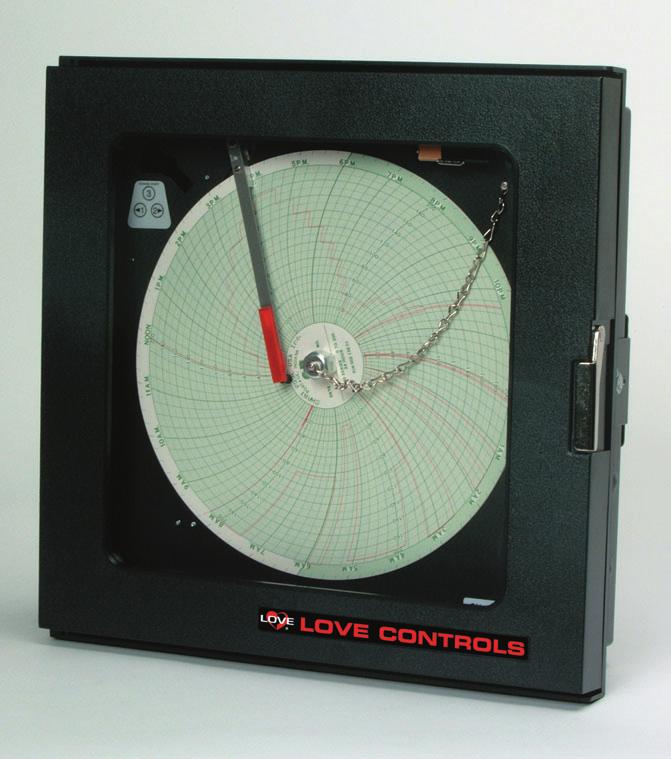 INSTRUCTIONS FOR THE LCR10 TEN INCH CIRCULAR CHART RECORDER LOVE LOVE CONTROLS a Division of Dwyer Instruments, Incorporated PO Box