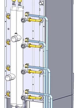 SECTION 5: INSTALLATION PIPING 5.5 Safety Relief Valve AM units come equipped with a safety relief valve on each factory installed module. Boilers are supplied with 50 PSI pressure relief valves.