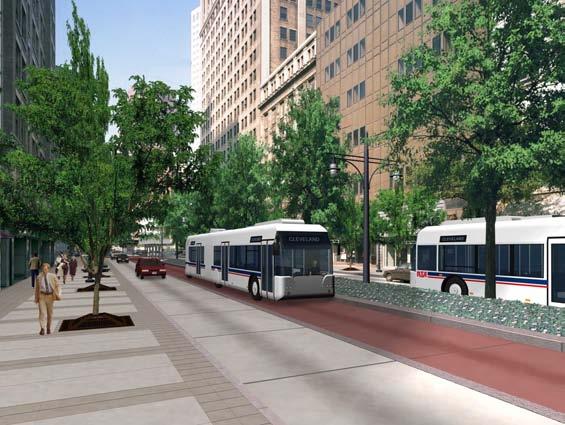 BRT Infrastructure Cleveland Euclid Avenue BRT Corridor Concept