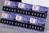 automation relay modules RB7 Ultra sensitive relay cluster. 12VDC or 24VDC selectable operation. 3VDC to 24VDC positive trigger inputs.