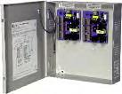 surveillance dc power supplies Thirty-six (36) Output SAV36D 11 amp @ 12VDC. Thirty-six (36) PTC protected power limited outputs. Includes cam lock. Enclosure dimensions: 13.5"H x 13"W x 3.