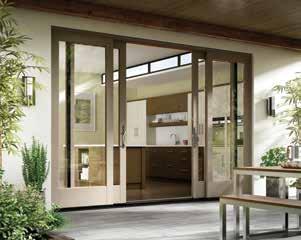 Three panel Out-swing Patio Door Let the fresh air in anytime with the optional screen in top-hung or retractable styles.