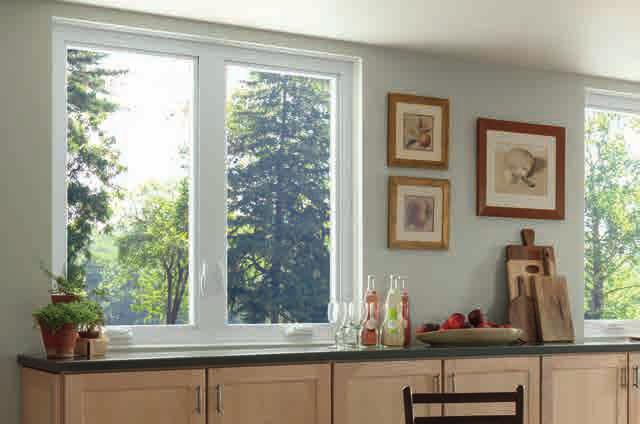 PREFERRED CASEMENT WINDOW The Silver Line 70 Series casement window offers a balance of style and convenience in an energy effi cient window.