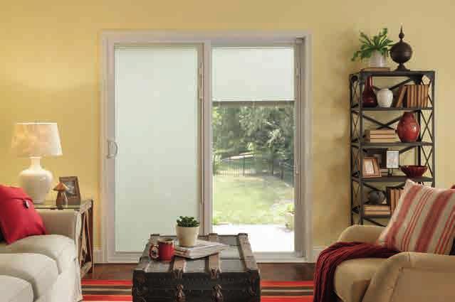 STANDARD PATIO DOOR The Silver Line 5500 Series sliding patio door is available in several standard sizes and with popular options, allowing you to create a patio door to fi t your needs and your