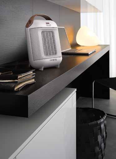 8kW 2 power levels Stylish Italian design Light and transportable personal heater Ceramic heating