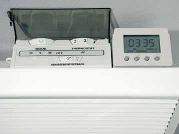 technical specifications Controls Electronic Control Dimplex electronic panel heaters feature highly accurate electronic thermostats, providing superior comfort and operating efficiency.