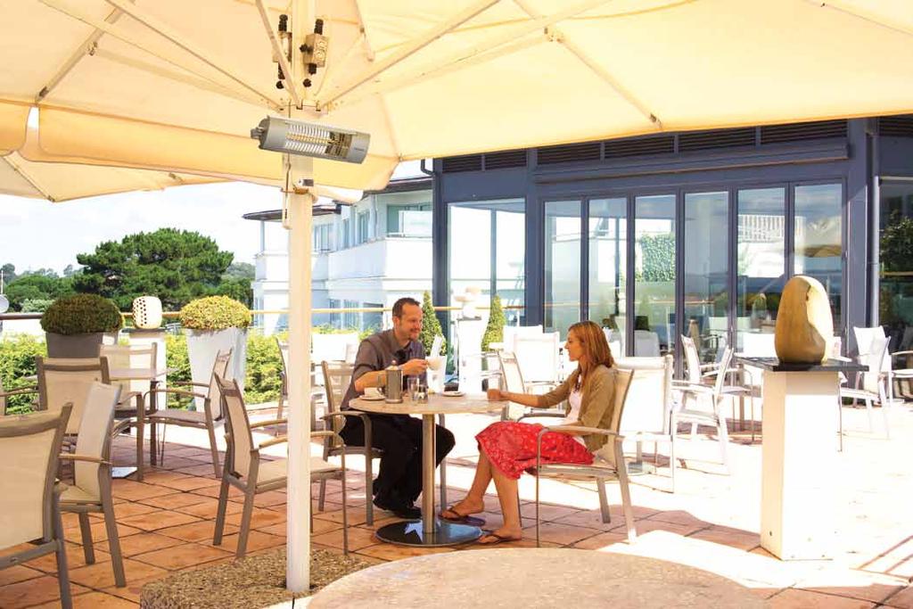 outdoor patio heaters the OPH range With a high quality aluminium case and a choice of outputs, these new patio heaters provide long lasting performance with an attractive modern design, perfect for