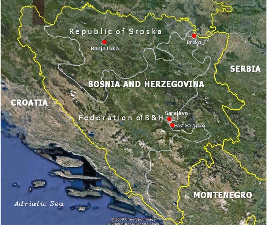 Urban functions are also directly dependent on the new political - territorial organization and the importance of cities in the new network established within two entities - The Republic of Srpska,