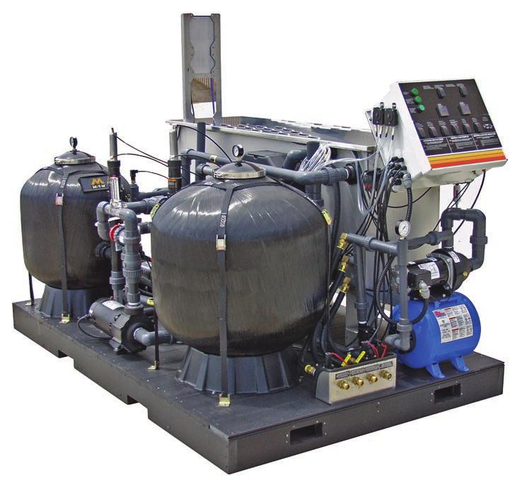 Water Treatment Systems Advanced Wash-Water Recycle Systems WLP Series Mi-T-M's recycle systems are designed to remove free hydrocarbons and filter the water to be sent back through a pressure washer.
