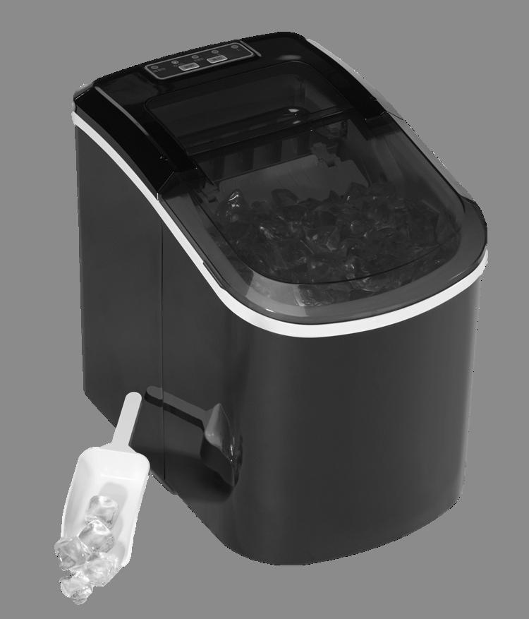 Enjoy cold, refreshing ice in just 13 minutes Compact Portable Ice Maker MODEL: