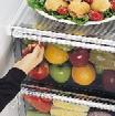 Slide-out freezer storage bin Allows for easy loading and unloading of bulk