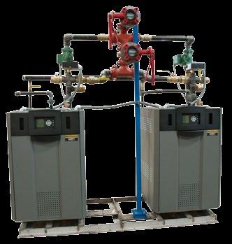 secondary piping Condensing, non-condensing & hybrid systems available
