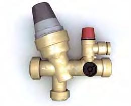 The set combines a pressure reducing valve, complete with strainer, non-return valve and expansion relief valve with provision for expansion vessel and balanced cold connections.