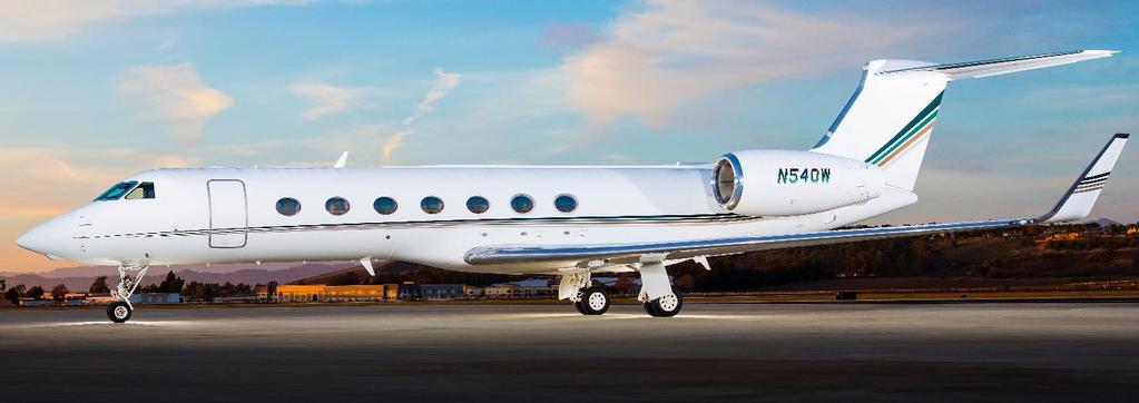 EXTERIOR EXTERIOR DESCRIPTION (Original paint by Gulfstream at Savanah, GA) Matterhorn White with Grey, Brown, Green and Black stripes. *Aircraft registration changed from N540W to N640W for resale.