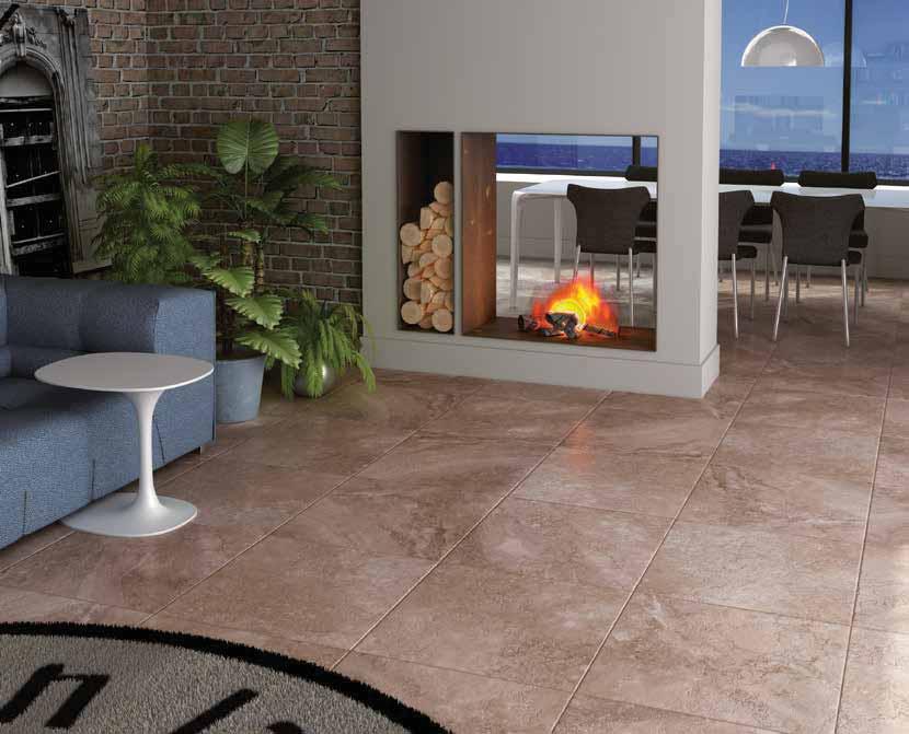 versatile and hardwearing stone effect matt tile.