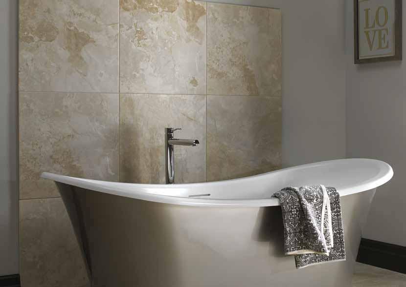 HD Florence is perfect to create a striking feature zone using the on-trend square multiuse tiles, or beautifully