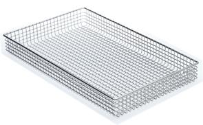 no 4835362 Dental tray, mini, with lid and instrument holder, aluminum, 145 x 186