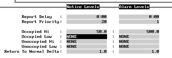 12. Highlight the Report Priority in the Notice Levels column (see Figure 20-5). A Notice should signify a leak. A leak is lower priority and should have a lower value (higher number) than a spill.