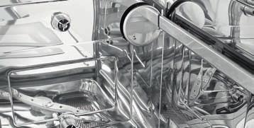 > Inner cabinet, washing arms and tank filters made of high quality AISI 316 L stainless steel (DIN 1.