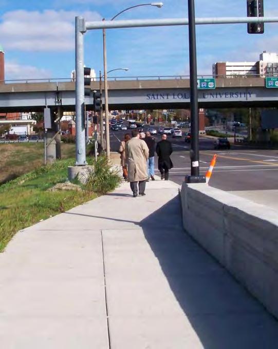 Short Term Improvements Walkability Build on existing measures with signage, graphics,