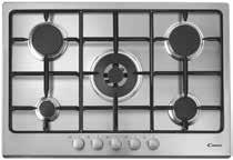 GAS HOBS CVG64STGN 60CM GAS ON GLASS HOB Experience the benefits of gas cooking whilst adding style and modern design to your kitchen.