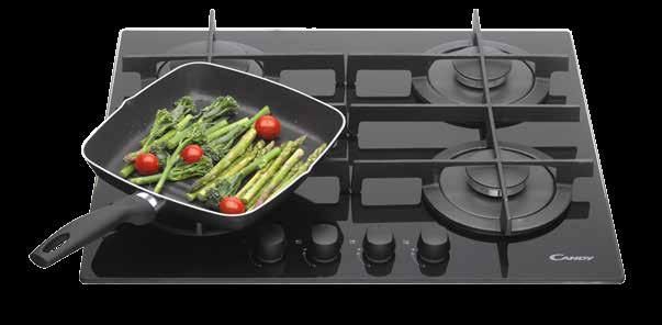 AUTO GAS ON GLASS HOBS & GAS HOBS Gas is a very popular form of cooking as it is reactive and great for using a wok, where heat is distributed round the side of the